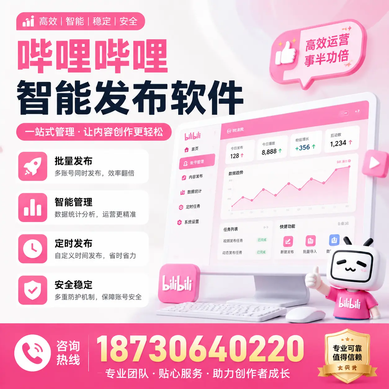 如何评估哔哩哔哩智能发布软件的ROI？朔州 企业必读